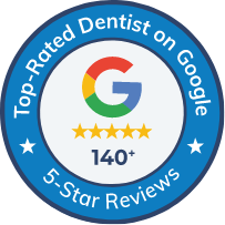 Top Rated Dentist on Google badge