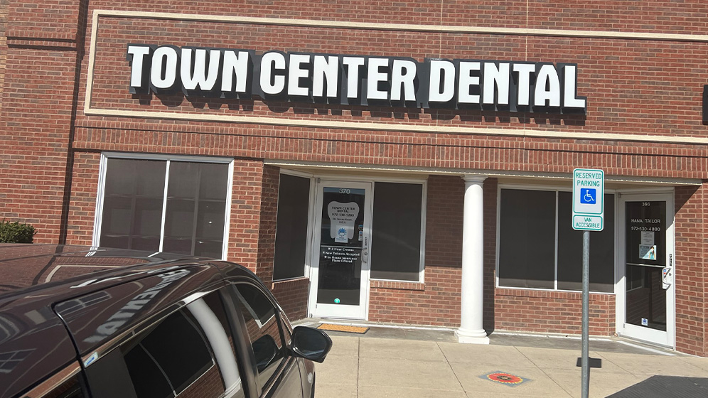 Outside view of Town Center Dental office building