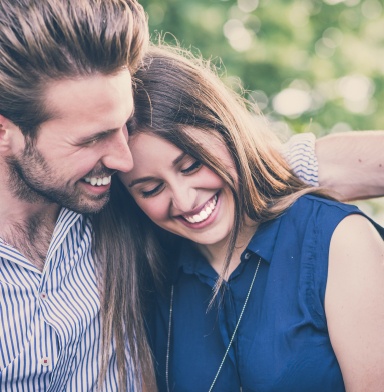 Man sharing healthy smile after periodontal therapy